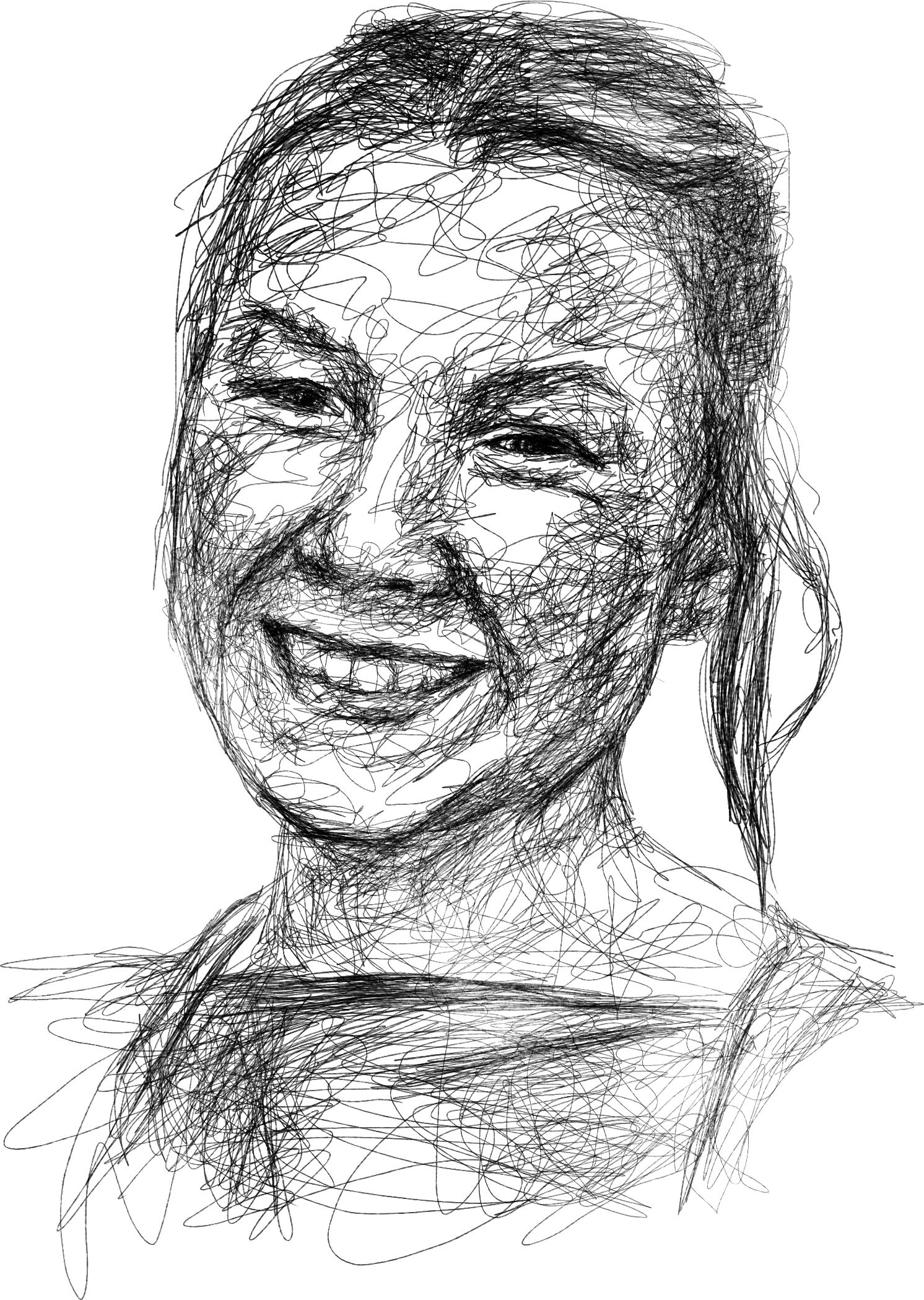 Portráid de Áine Ní Ṡíoċáin