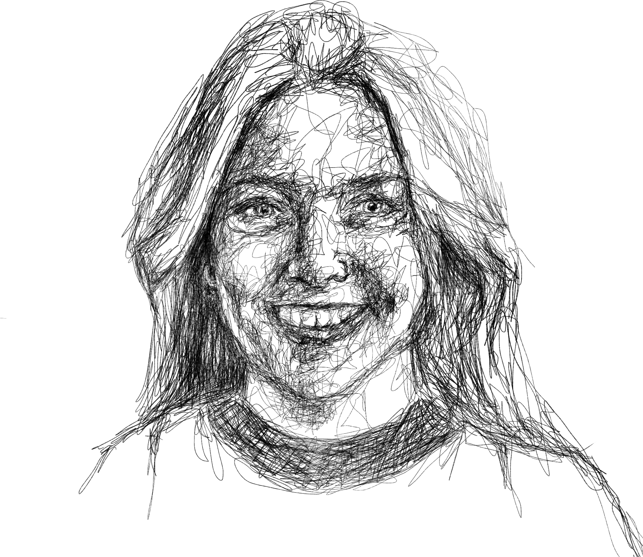 Portráid de Caoiṁe Ní Ḃradáin