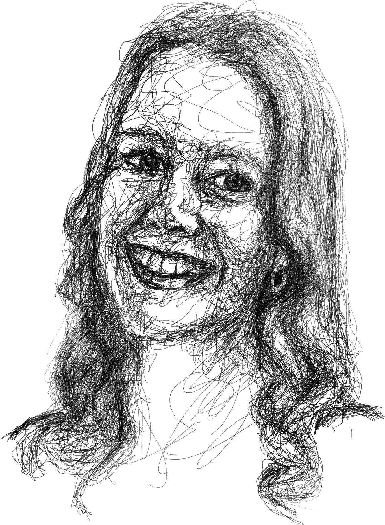 Portráid de Eilís Ní Ḃroin